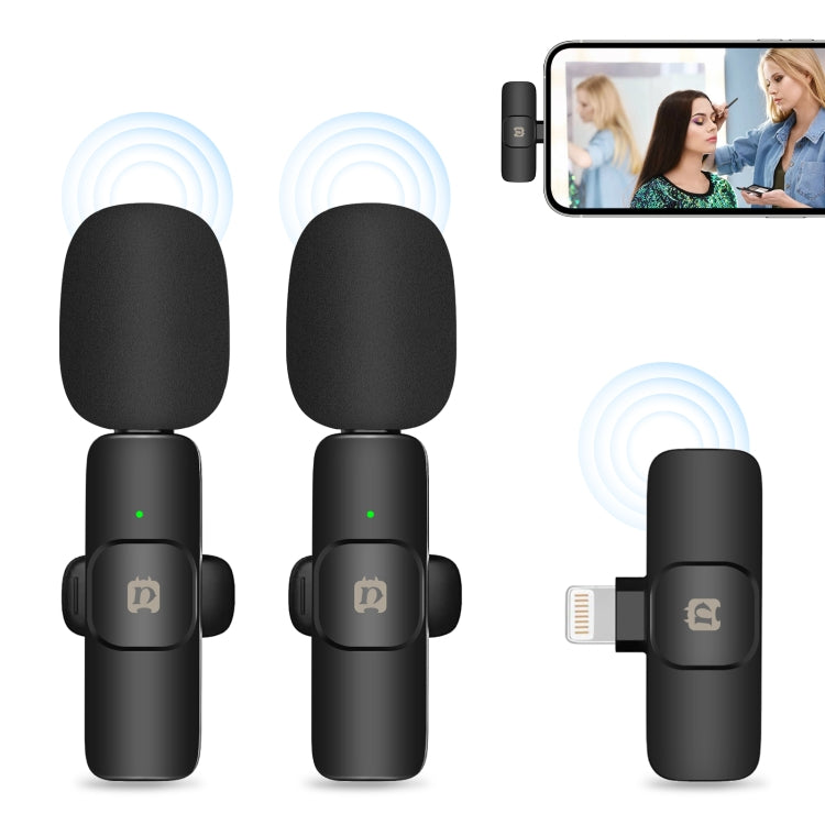 Ασύρματο Μικρόφωνο Lapel για Smartphone (Σετ 2 Τεμαχίων)