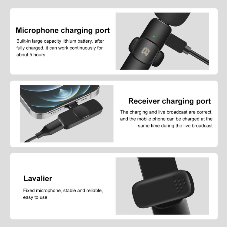 Ασύρματο Μικρόφωνο Lapel για Smartphone (Σετ 2 Τεμαχίων)